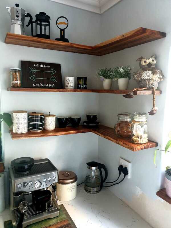 blackwood corner shelves